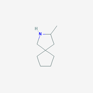 molecular formula C9H17N B1625087 3-Methyl-2-azaspiro[4.4]nonane CAS No. 914223-79-3