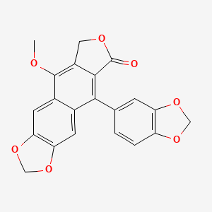 molecular formula C21H14O7 B1625095 Justicidin F CAS No. 30403-00-0