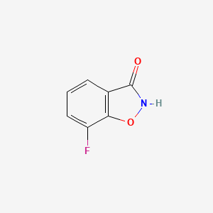 molecular formula C7H4FNO2 B1625098 7-Fluorobenzo[d]isoxazol-3(2H)-one CAS No. 855996-66-6