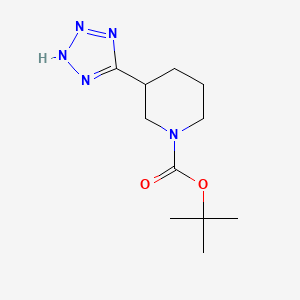tert-butyl 3-(1H-tetrazol-5-yl)piperidine-1-carboxylate
