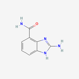 2-Amino-1H-benzimidazole-4-carboxamide