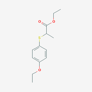 2-[(4-Ethoxyphenyl)thio]-propanoic acid ethyl ester