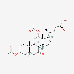 Methyl 3alpha,12alpha-diacetyloxy-7-oxo-5beta-cholanate