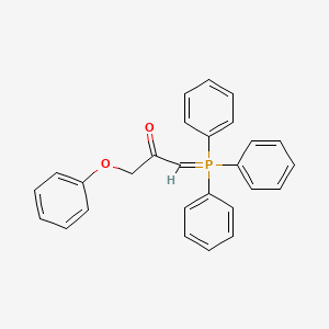 molecular formula C27H23O2P B1625137 1-Phenoxy-3-(triphenyl-$l^{5}-phosphanylidene)propan-2-one CAS No. 33502-03-3