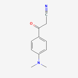 molecular formula C11H12N2O B1625138 3-(4-Dimethylamino-phenyl)-3-oxo-propionitrile CAS No. 70988-03-3