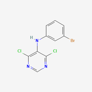 N-(3-Bromophenyl)-4,6-dichloropyrimidin-5-amine