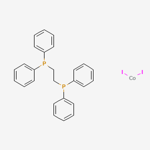 molecular formula C26H24CoI2P2 B1625146 Diiodo(bis(diphenylphosphino)ethane)cobalt(II) CAS No. 34775-39-8