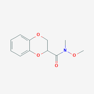 N-Methoxy-N-methyl-2,3-dihydrobenzo[b][1,4]dioxine-2-carboxamide