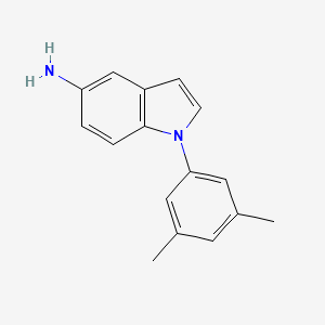 molecular formula C16H16N2 B1625156 1-(3,5-Dimethylphenyl)-1H-indol-5-amine CAS No. 360045-07-4