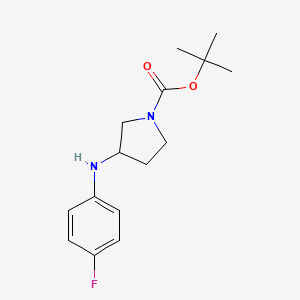 Tert-butyl 3-(4-fluoroanilino)pyrrolidine-1-carboxylate