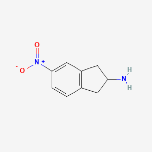 5-nitro-2,3-dihydro-1H-inden-2-amine