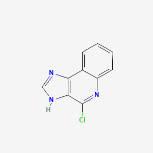 molecular formula C10H6ClN3 B1625177 4-chloro-1H-imidazo[4,5-c]quinoline CAS No. 132206-92-9