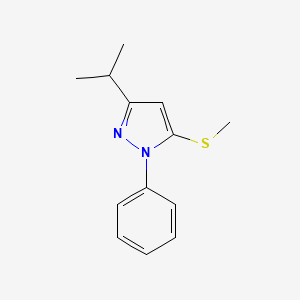 3-Isopropyl-5-methylthio-1-phenyl-1H-pyrazole