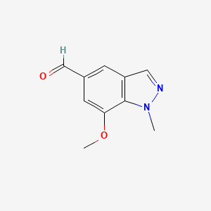 7-Methoxy-1-methyl-1H-indazole-5-carbaldehyde