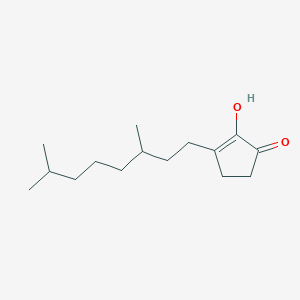 molecular formula C15H26O2 B1625191 3-(3,7-Dimethyloctyl)-2-hydroxycyclopent-2-enone CAS No. 871482-84-7