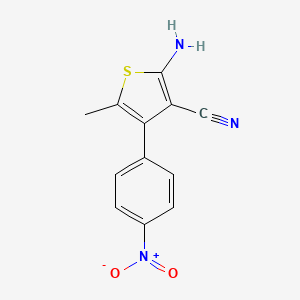 2-Amino-5-methyl-4-(4-nitrophenyl)thiophene-3-carbonitrile