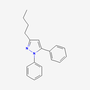 molecular formula C19H20N2 B1625195 3-Butyl-1,5-diphenyl-1H-pyrazole CAS No. 871110-25-7
