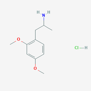 molecular formula C11H18ClNO2 B162520 2,4-DMA (hydrochloride) CAS No. 33189-36-5