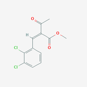 B1625200 Methyl 2-[(2,3-dichlorophenyl)methylidene]-3-oxobutanoate CAS No. 68064-69-7