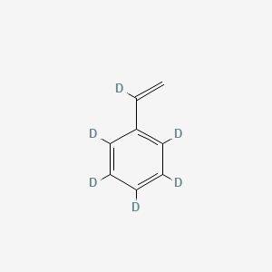 molecular formula C8H8 B1625201 1,2,3,4,5-Pentadeuterio-6-(1-deuterioethenyl)benzene CAS No. 217501-55-8
