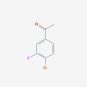 molecular formula C8H6BrIO B1625213 1-(4-Bromo-3-iodophenyl)ethanone CAS No. 919124-08-6