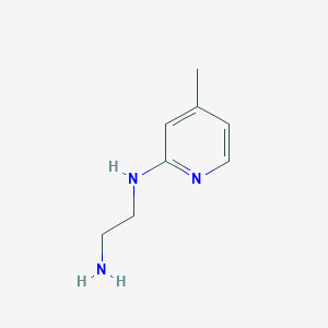 molecular formula C8H13N3 B1625215 N-(4-methylpyridin-2-yl)ethane-1,2-diamine CAS No. 526184-60-1