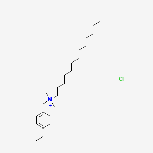 molecular formula C25H46ClN B1625221 Tetradecyldimethyl(ethylbenzyl)ammonium chloride CAS No. 27479-29-4