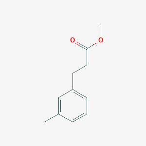 molecular formula C11H14O2 B1625226 Benzenepropanoic acid, 3-methyl-, methyl ester CAS No. 29417-96-7