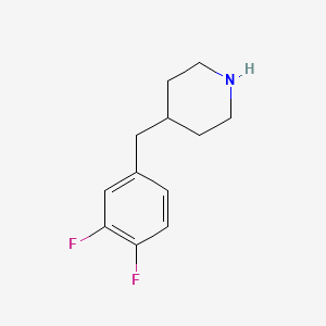 4-[(3,4-Difluorophenyl)methyl]piperidine