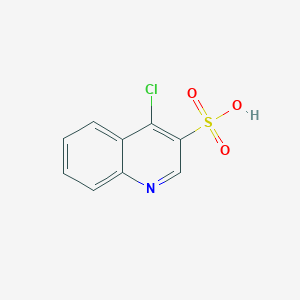 molecular formula C9H6ClNO3S B1625233 4-Chloro-3-quinolinesulfonic acid CAS No. 205985-49-5