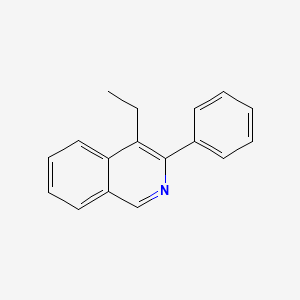 molecular formula C17H15N B1625238 4-Ethyl-3-phenylisoquinoline CAS No. 385416-18-2