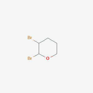 molecular formula C5H8Br2O B1625240 2,3-Dibromotetrahydro-2H-pyran CAS No. 56660-59-4