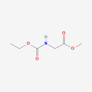 molecular formula C6H11NO4 B1625245 Ethoxycarbonylamino-acetic acid methyl ester CAS No. 13756-47-3