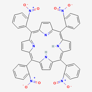 molecular formula C44H26N8O8 B1625248 5,10,15,20-Tetrakis(2-nitrophenyl)-21,22-dihydroporphyrin CAS No. 37116-82-8