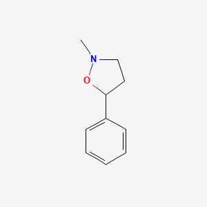 molecular formula C10H13NO B1625252 2-Methyl-5-phenylisoxazolidine CAS No. 68408-65-1