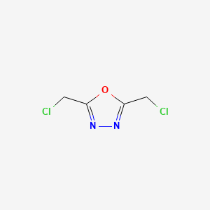 molecular formula C4H4Cl2N2O B1625258 2,5-Bischloromethyl-1,3,4-oxadiazole CAS No. 541540-90-3