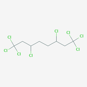 molecular formula C8H10Cl8 B1625261 1,1,1,3,6,8,8,8-Octachlorooctane CAS No. 61856-19-7