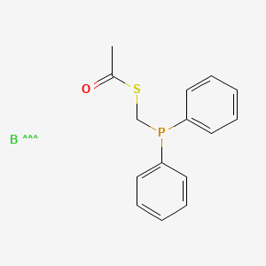 molecular formula C15H15BOPS B1625265 Acetylthiomethyl-diphenylphosphine borane complex CAS No. 446822-71-5