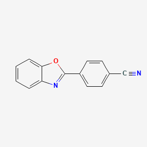 4-Benzooxazol-2-yl-benzonitrile