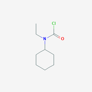 molecular formula C9H16ClNO B1625273 Cyclohexylethylcarbamoyl chloride CAS No. 62899-75-6