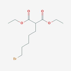 molecular formula C12H21BrO4 B162530 (5-Bromopentyl)malonic Acid Diethyl Ester CAS No. 1906-95-2