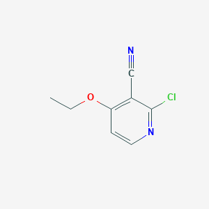 molecular formula C8H7ClN2O B1625300 2-Chloro-4-ethoxynicotinonitrile CAS No. 98645-45-5