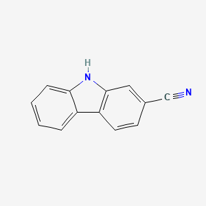 molecular formula C13H8N2 B1625301 9H-carbazole-2-carbonitrile CAS No. 57955-18-7