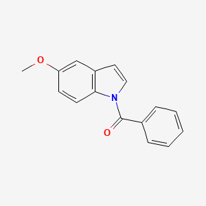 molecular formula C16H13NO2 B1625304 1H-Indole, 1-benzoyl-5-methoxy- CAS No. 21859-82-5