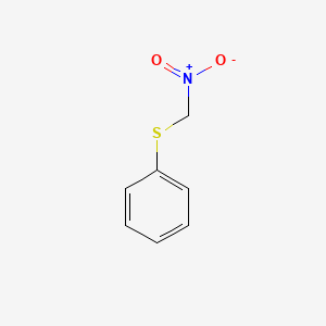 molecular formula C7H7NO2S B1625305 (PHENYLTHIO)NITROMETHANE CAS No. 60595-16-6