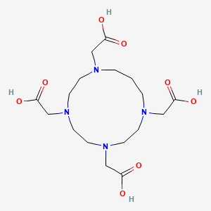 molecular formula C17H30N4O8 B1625311 2,2',2'',2'''-(1,4,7,10-Tetraazacyclotridecane-1,4,7,10-tetrayl)tetraacetic acid CAS No. 60239-20-5