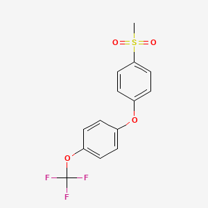 1-(4-(Trifluoromethoxy)phenoxy)-4-(methylsulfonyl)benzene