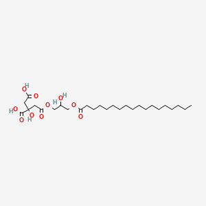 molecular formula C27H48O10 B1625321 Glyceryl stearate citrate CAS No. 50825-78-0