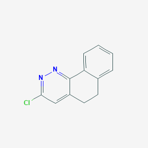 molecular formula C12H9ClN2 B1625322 3-氯-5,6-二氢苯并[h]茴香啉 CAS No. 25823-50-1