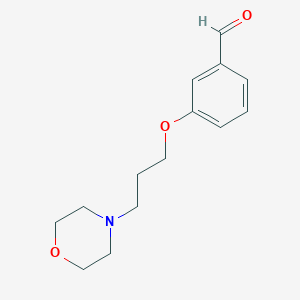 3-[3-(4-Morpholinyl)propoxy]benzaldehyde